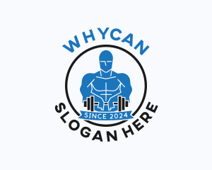 Bodybuilding - Bodybuilder Fitness Gym logo design