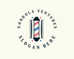 Haircut Barbering Grooming Logo