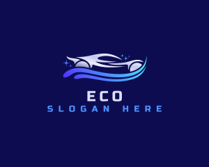 Car Wash - Car Wave Cleaning logo design