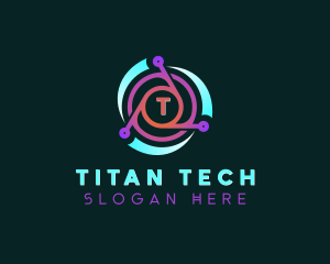 Artificial Intelligence Technology logo design