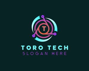 Artificial Intelligence Technology logo design