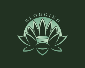 Health - Meditation Lotus Flower logo design