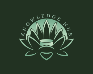 Regimen - Meditation Lotus Flower logo design