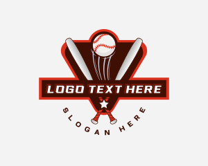 Baseball Club - Baseball Sports League logo design