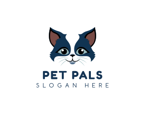 Pet Cat Veterinary logo design