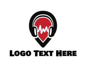 Vlogging - Streaming Music Media logo design