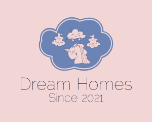 Baby Store - Star Cloud Unicorn logo design