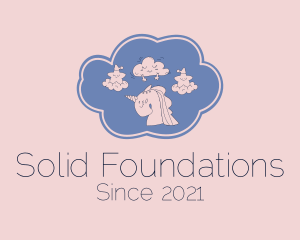 Baby Boutique - Star Cloud Unicorn logo design