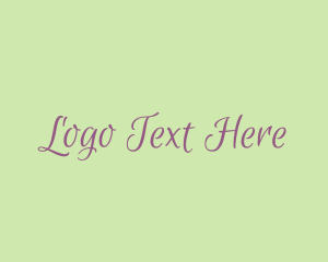 Elegant - Script Feminine Business logo design