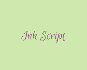 Script Feminine Business logo design