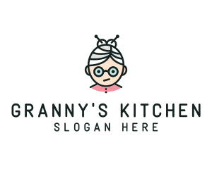 Granny - Cute Granny Glasses logo design