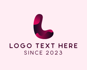 Creativity - Elegant Gradient Letter L logo design