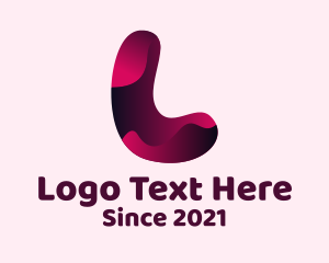 Letter L - Slime Letter L logo design