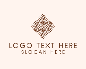 Texture - Textile Weaving Pattern logo design