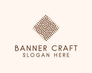 Textile Weaving Pattern logo design