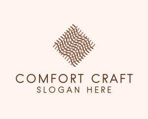 Textile Weaving Pattern logo design