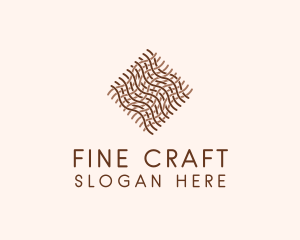 Textile Weaving Pattern logo design