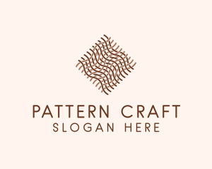 Textile Weaving Pattern logo design