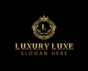 Luxury Crown Ornament logo design