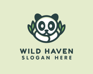 Panda Nature Zoo logo design