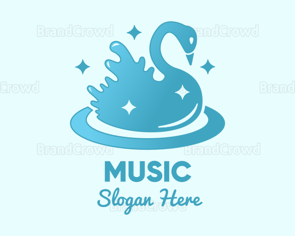 Swan Sparkle Splash Logo