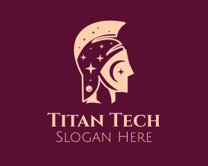 Titan - Astral Gladiator Helmet logo design