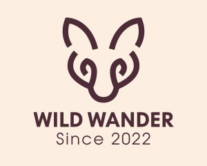 Wild Fox Animal  logo design