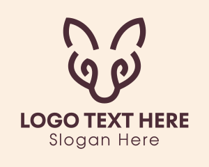 Wild Fox Animal  Logo