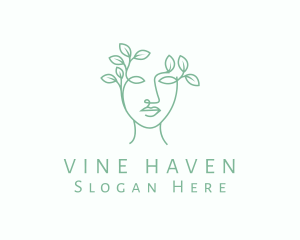 Natural Woman Vine logo design