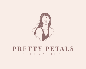 Pretty - Pretty Woman Model logo design