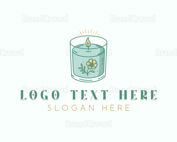 Candlelight Flower Aromatherapy Logo