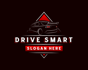 Car Driving Vehicle logo design