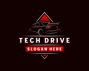 Car Driving Vehicle logo design