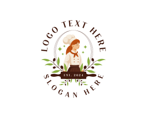 Olive - Olive Leaf Baker logo design