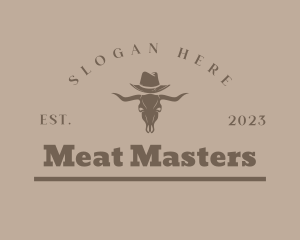 Bull Steak House logo design