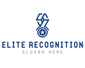 Recognition - Star Medal Award logo design
