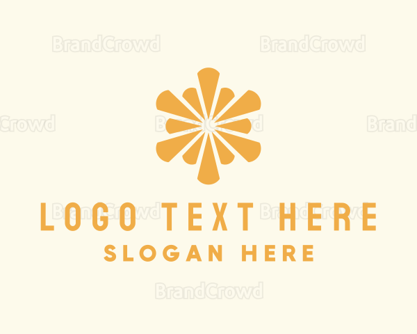 Elegant Sun Burst Logo