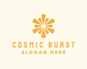 Elegant Sun Burst logo design