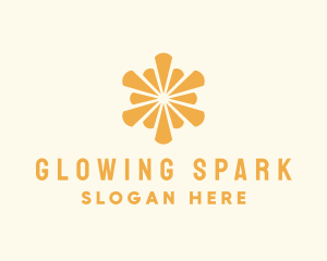 Elegant Sun Burst logo design