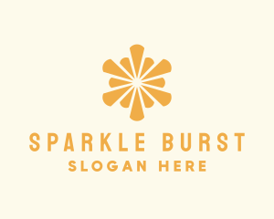 Firework - Elegant Sun Burst logo design