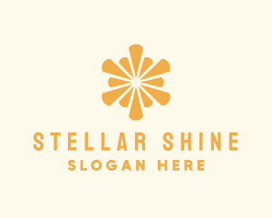 Elegant Sun Burst logo design