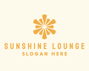 Elegant Sun Burst logo design