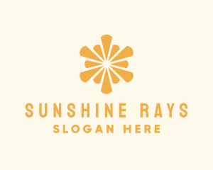 Elegant Sun Burst logo design