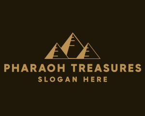 Desert Pyramid Landmark logo design