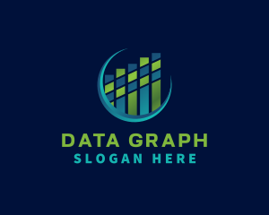 Graph Finance Growth logo design