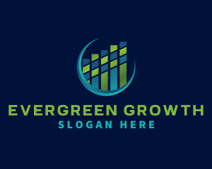 Graph Finance Growth logo design