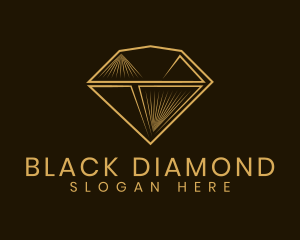 Golden Diamond Jewelry logo design