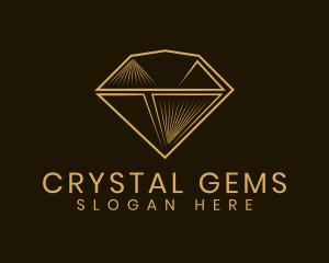 Golden Diamond Jewelry logo design