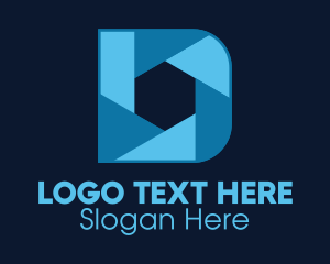 Aperture - Generic Hexagon Letter D logo design