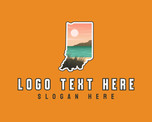 Indiana - Indiana Dunes Tourism logo design